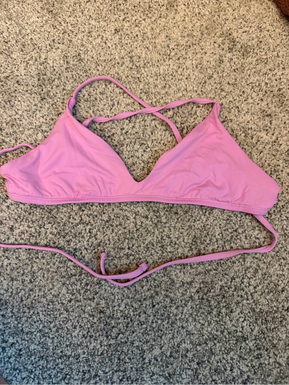 Roxy Pink Triangle Swim Top
